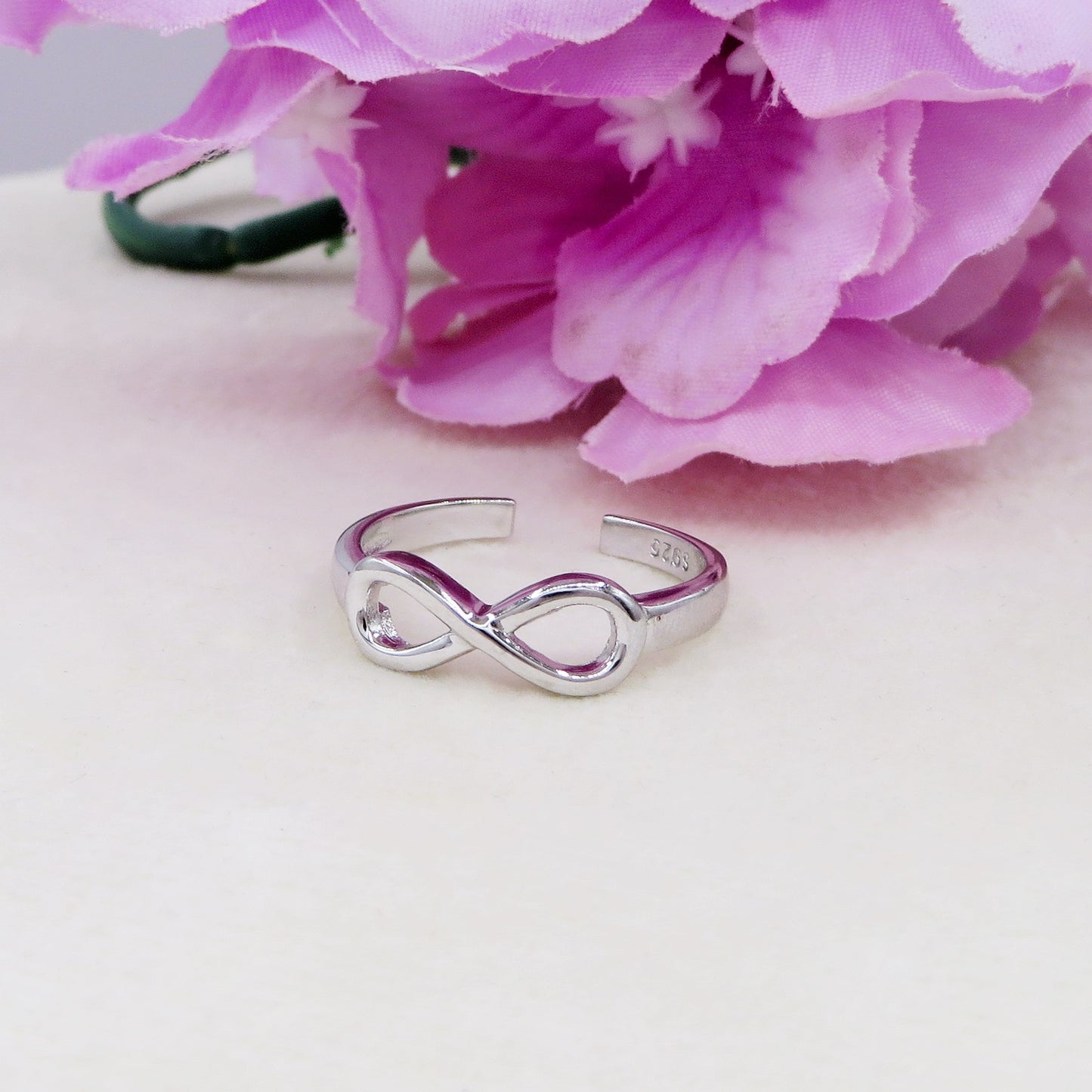 INFINITY ~ Anello simbolo infinito in ARGENTO 925 regolabile