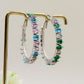 PIPER big hoops ~ ACCIAIO INOSSIDABILE - Paio Orecchini a Cerchio con cubic zirconia