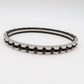 Bracciale uomo rigido  ACCIAIO INOSSIDABILE effetto ghiera cronografo