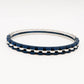 Bracciale uomo rigido  ACCIAIO INOSSIDABILE effetto ghiera cronografo