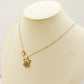 TRIXIE - Collana teddy pendente orsetto in Acciaio inossidabile + cuoricino