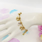 WALDORF - Bracciale con fiocchi e cuori pendenti bombe' ACCIAIO INOSSIDABILE