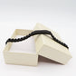 BRACCIALE uomo catena orologio Black ACCIAIO INOSSIDABILE