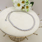CHERIE "Choker" ACCIAIO INOSSIDABILE -  Collana collier in zirconi cubici a forma di cuore