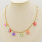 CUTE FRUITS - ACCIAIO inossidabile - Collana catena charms frutta