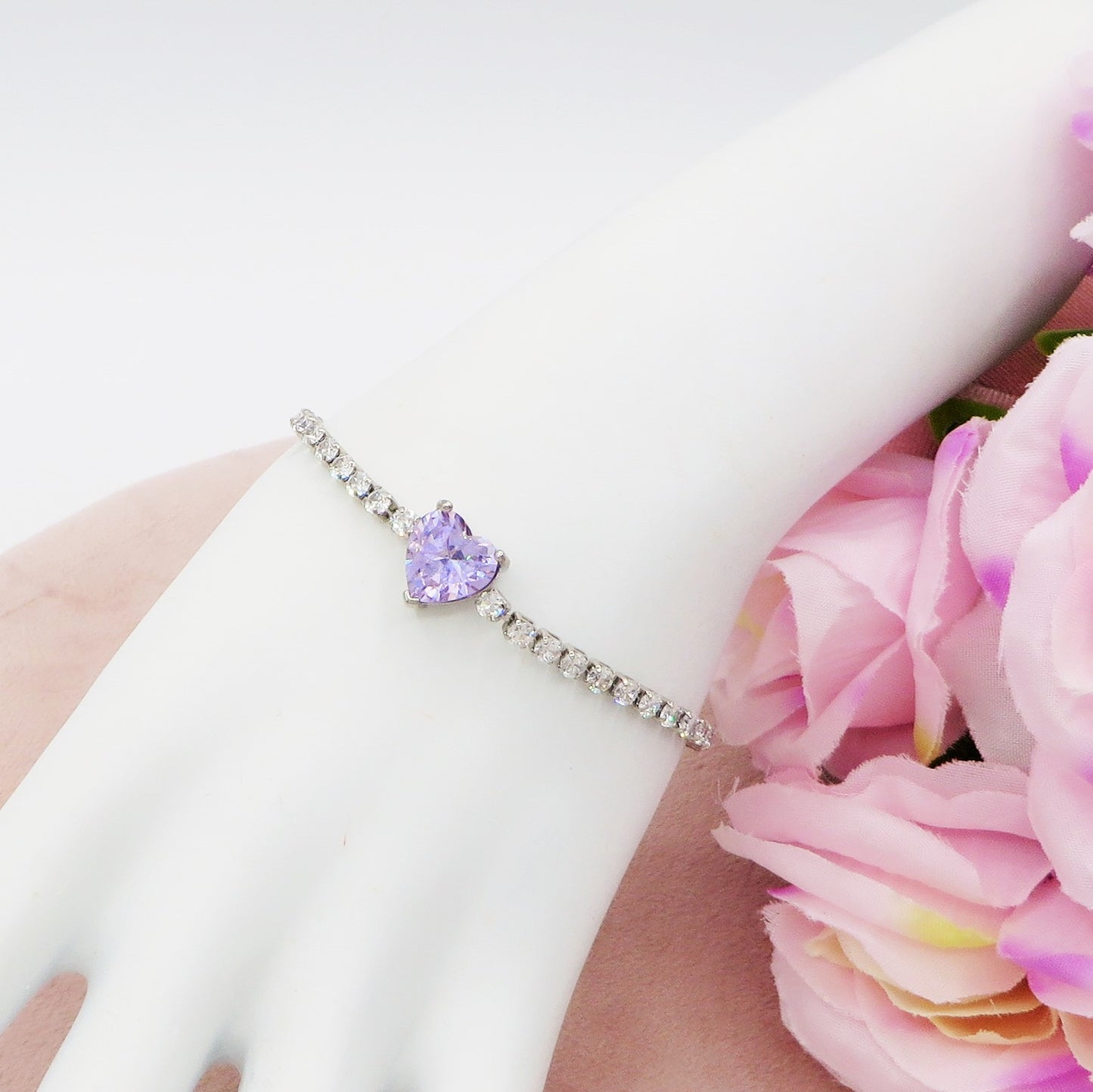 TIANA SET 3PZ - collana bracciale e orecchini in cubic zirconia