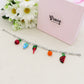 SUMMER IN ITALY - ACCIAIO inossidabile - Bracciale catena charms frutta estiva