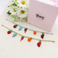 SUMMER IN ITALY - ACCIAIO inossidabile - Bracciale catena charms frutta estiva