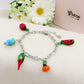 SUMMER IN ITALY - ACCIAIO inossidabile - Bracciale catena charms frutta estiva