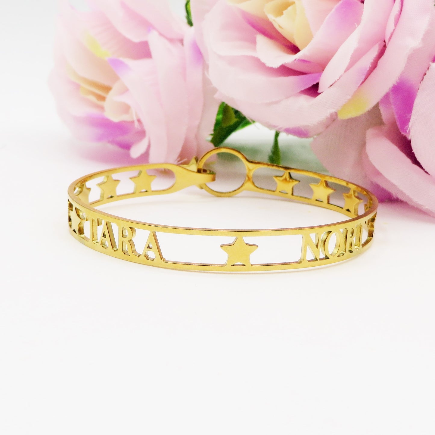 Bracciale MANETTA NOME PERSONALIZZATO in Acciaio Inossidabile