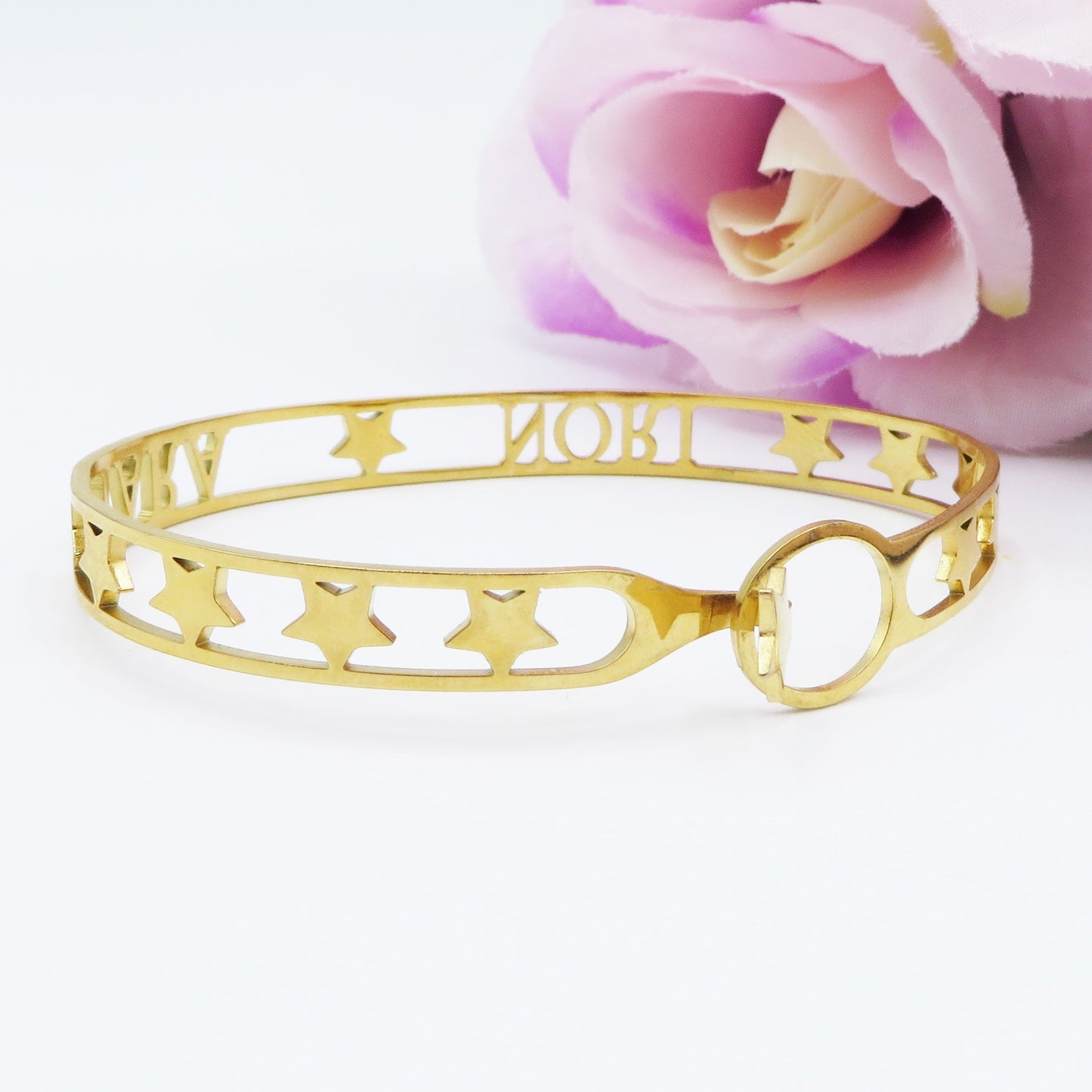 Bracciale MANETTA NOME PERSONALIZZATO in Acciaio Inossidabile
