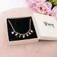 CHOKER Perle cristallo Con Nome personalizzabile in Acciaio Inossidabile