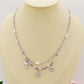 MADEIRA ~ Collana ACCIAIO INOSSIDABILE con perline e charms marini