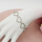 JOLIE multi hearts - Bracciale cuori in acciaio inossidabile