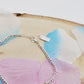 SUNSET Bracciale mini pallini bagnato ARGENTO con pendenti ~ in ACCIAIO INOSSIDABILE