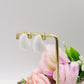 DROP SPRING COLOURS XS 2cm - ACCIAIO  inossidabile ~ PAIO Orecchini goccia bombe' smaltati