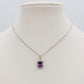 ARIANA - Collana con pendente in cubic zirconia colours