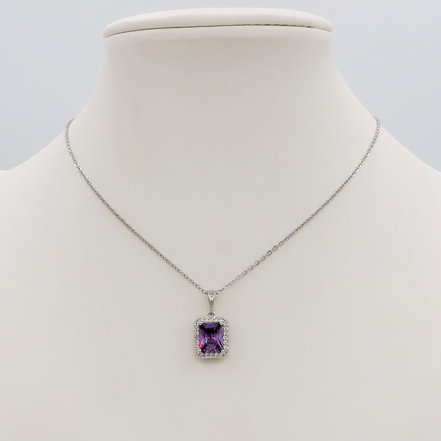 ARIANA - Collana con pendente in cubic zirconia colours