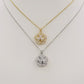 CAMELIA CRYSTAL - Collana con pendente camelia in cubic zirconia