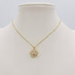 CAMELIA CRYSTAL - Collana con pendente camelia in cubic zirconia