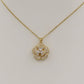 CAMELIA CRYSTAL - Collana con pendente camelia in cubic zirconia