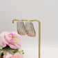 SHELL - Orecchini bottone vintage - ACCIAIO INOSSIDABILE ~ Paio Orecchini a conchiglia