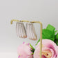 SHELL - Orecchini bottone vintage - ACCIAIO INOSSIDABILE ~ Paio Orecchini a conchiglia