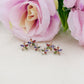 MILLIE ~ Orecchini flowers con cubic zirconia