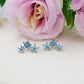 MILLIE ~ Orecchini flowers con cubic zirconia