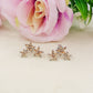 MILLIE ~ Orecchini flowers con cubic zirconia