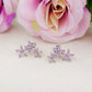 MILLIE ~ Orecchini flowers con cubic zirconia