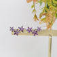 MILLIE ~ Orecchini flowers con cubic zirconia