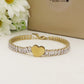 JULIANNE HEART - PERSONALIZZAMI ~ BRACCIALE Tennis in acciaio inossidabile + INCISIONE PERSONALIZZATA