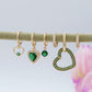 Crystal Diana Set - 6 Orecchini pendenti in cubic zirconia a forma di cuore