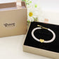 JULIANNE HEART - PERSONALIZZAMI ~ BRACCIALE Tennis in acciaio inossidabile + INCISIONE PERSONALIZZATA
