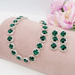 DELILAH COLOURS Collier Tennis - Collana con Cubic Zirconia rotondi