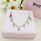 ROSARY NAME SILVER  - Collana perle cristallo a rosario  Con Nome personalizzabile in Acciaio Inox