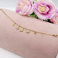 SWEET ~ Bracciale in ACCIAIO inossidabile con pendenti in cubic zirconia