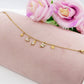 SWEET ~ Bracciale in ACCIAIO inossidabile con pendenti in cubic zirconia