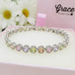 DELILAH SPRING RAINBOW - Bracciale Tennis con Cubic Zirconia rotondi
