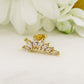 MARQUISE PIERCING ARGENTO 925 con cubic zirconia per Helix, Trago, Flat e Lobo