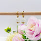 TINKERBELL HOOPS COLOURS ~  ACCIAIO INOSSIDABILE ~ Orecchini mini cerchi a campanella in ACCIAIO INOSSIDABILE