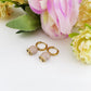 TINKERBELL HOOPS COLOURS ~  ACCIAIO INOSSIDABILE ~ Orecchini mini cerchi a campanella in ACCIAIO INOSSIDABILE