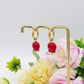 TINKERBELL HOOPS COLOURS ~  ACCIAIO INOSSIDABILE ~ Orecchini mini cerchi a campanella in ACCIAIO INOSSIDABILE