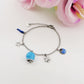 TINKERBELL LUCKY ~ Bracciale ACCIAIO INOSSIDABILE con campanella e charms portafortuna