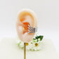 LILITH EARCUFF MULTIPLO ~ ACCIAIO Inossidabile orecchino Senza buco