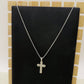 Collana pendente CROCE SQUARE uomo ACCIAIO