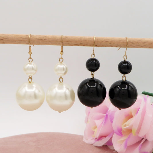 MAXI PEARLS - Orecchini pendenti con perle XL