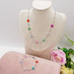 DAISY ~ ACCIAIO INOSSIDABILE ~ Bracciale con fiori e cristalli