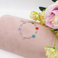 DAISY ~ ACCIAIO INOSSIDABILE ~ Bracciale con fiori e cristalli